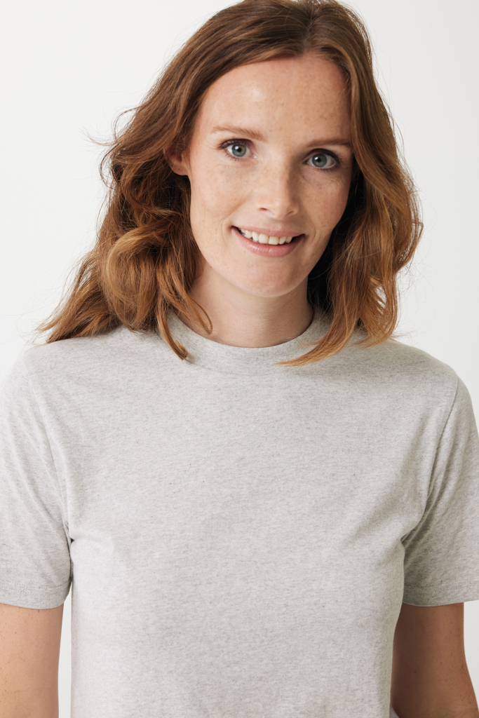 T-shirt leggera Sierra in cotone riciclato, light heather gr