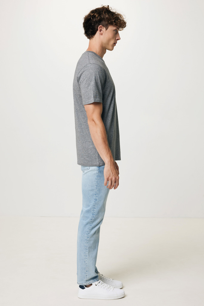 Sierra lättvikt t-shirt i återvunnen bomull, light heather a