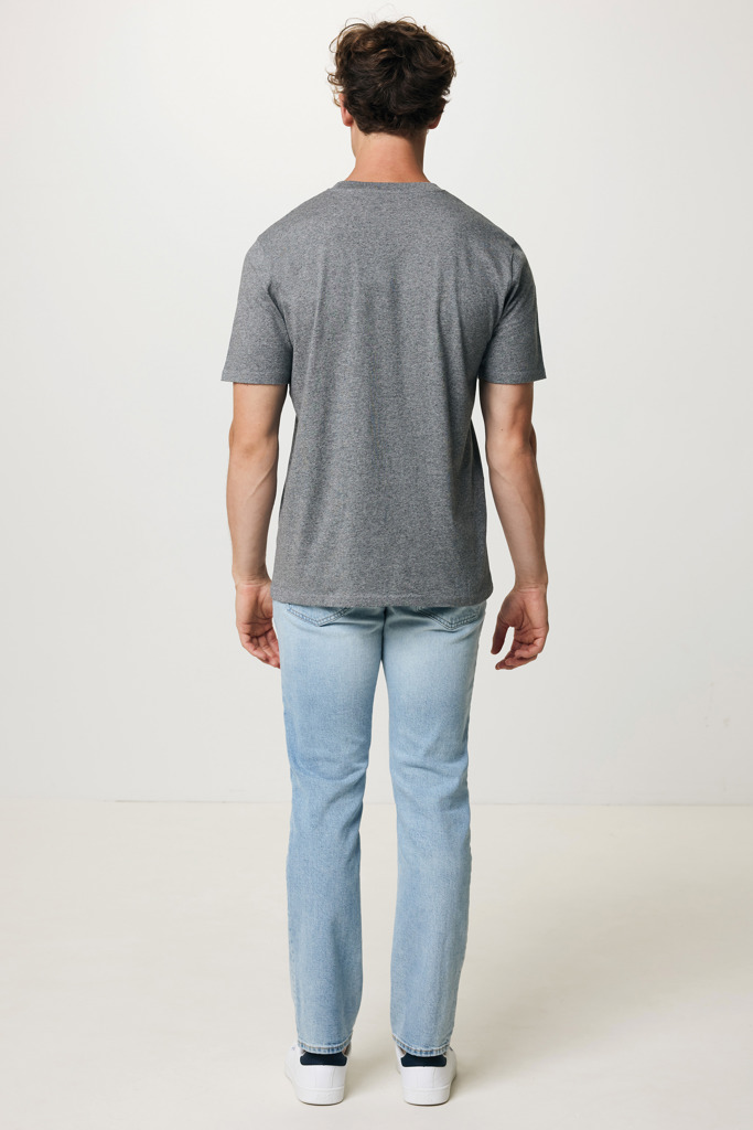 Sierra lättvikt t-shirt i återvunnen bomull, light heather a