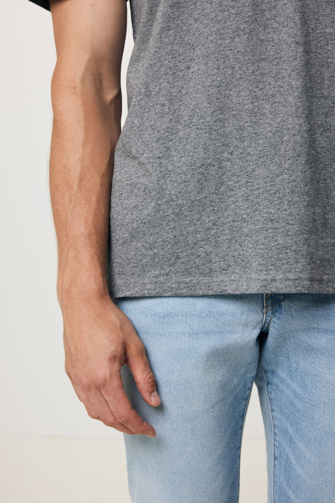 Sierra lättvikt t-shirt i återvunnen bomull, light heather a