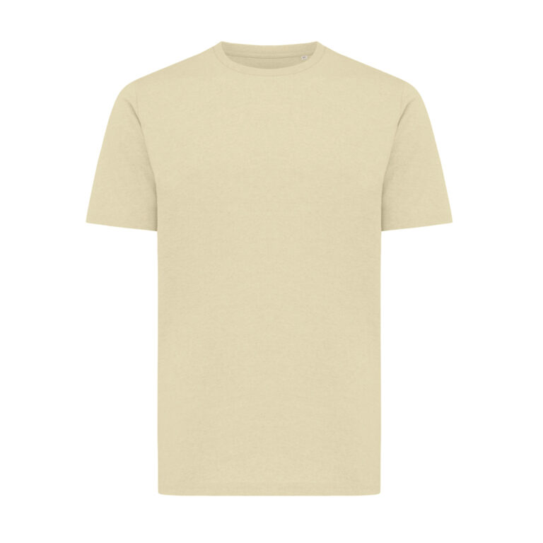 Sierra lättvikt t-shirt i återvunnen bomull, cream yellow