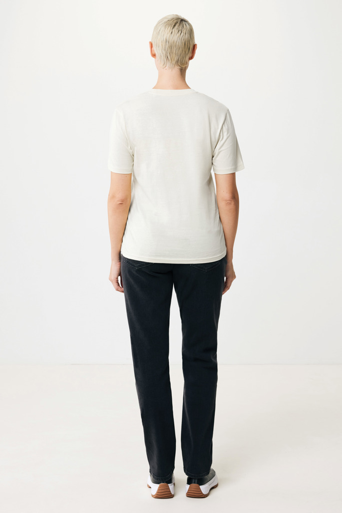 Sierra lightweight recycled cotton t-shirt, ivory white