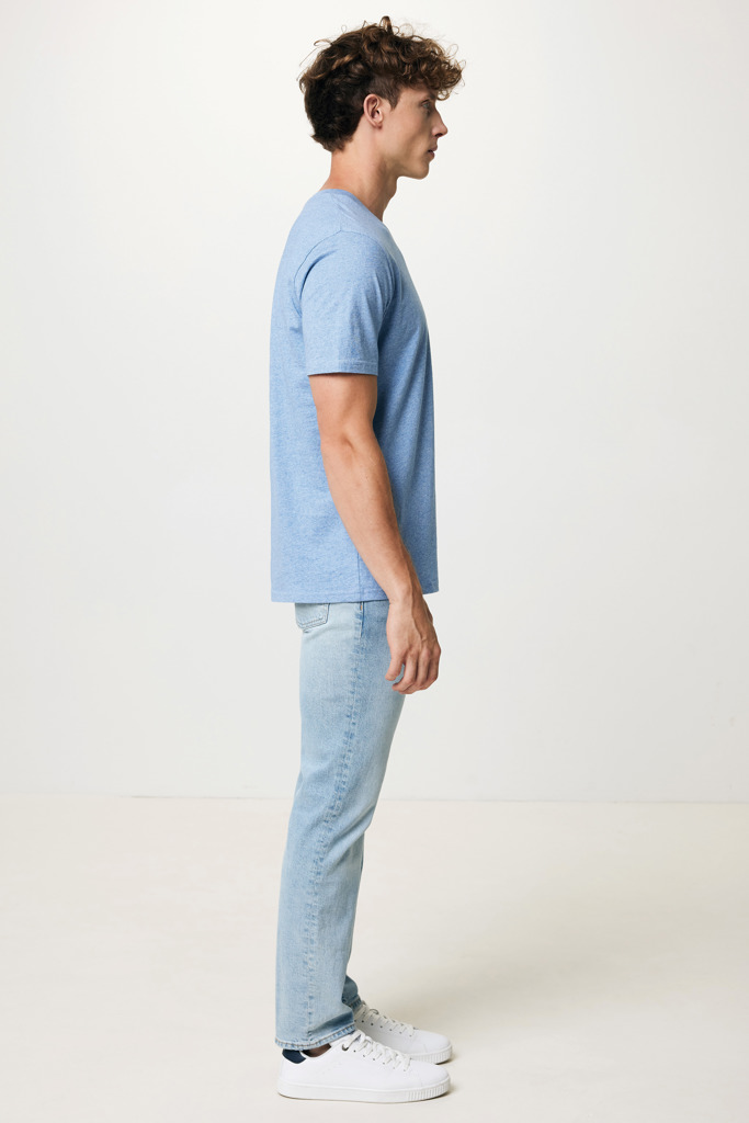 Sierra lättvikt t-shirt i återvunnen bomull, light heather b