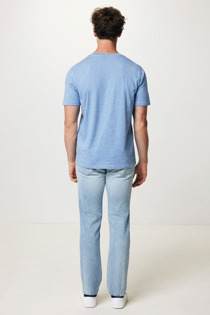 Sierra lättvikt t-shirt i återvunnen bomull, light heather b