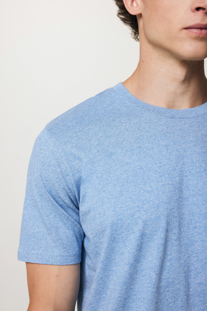 Sierra lättvikt t-shirt i återvunnen bomull, light heather b