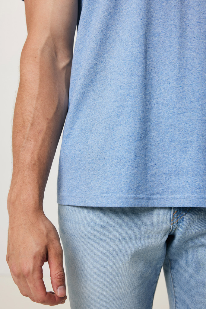 Sierra lättvikt t-shirt i återvunnen bomull, light heather b