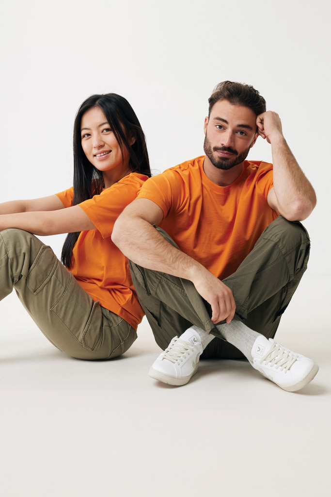 Sierra lättvikt t-shirt i återvunnen bomull, orange