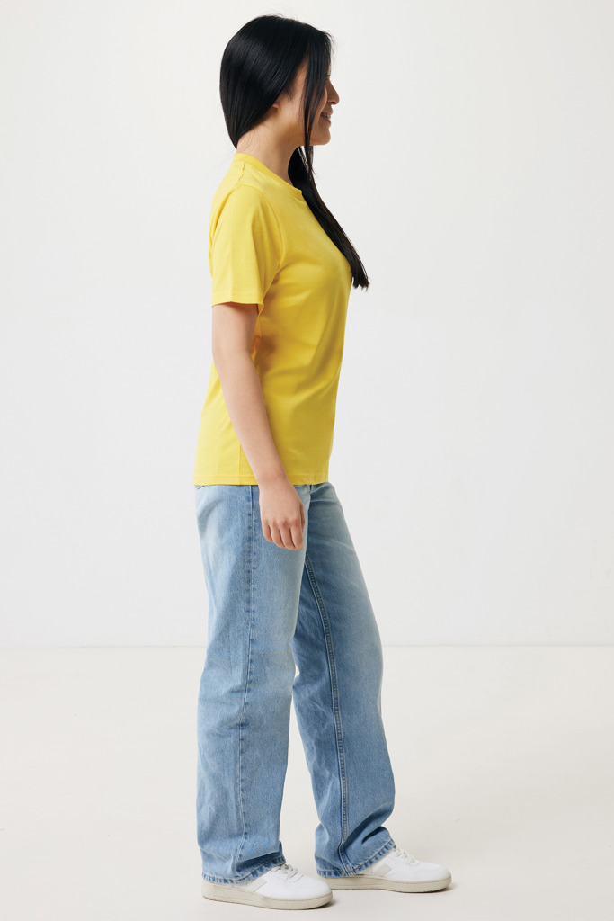 Sierra lättvikt t-shirt i återvunnen bomull, gul