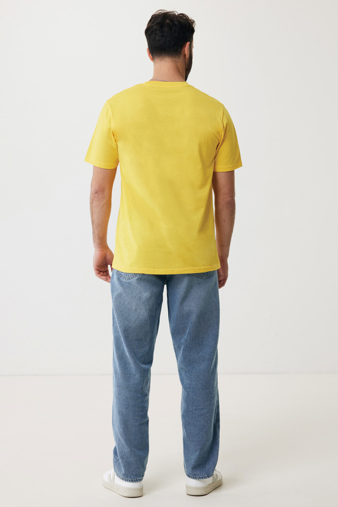 Sierra lättvikt t-shirt i återvunnen bomull, gul