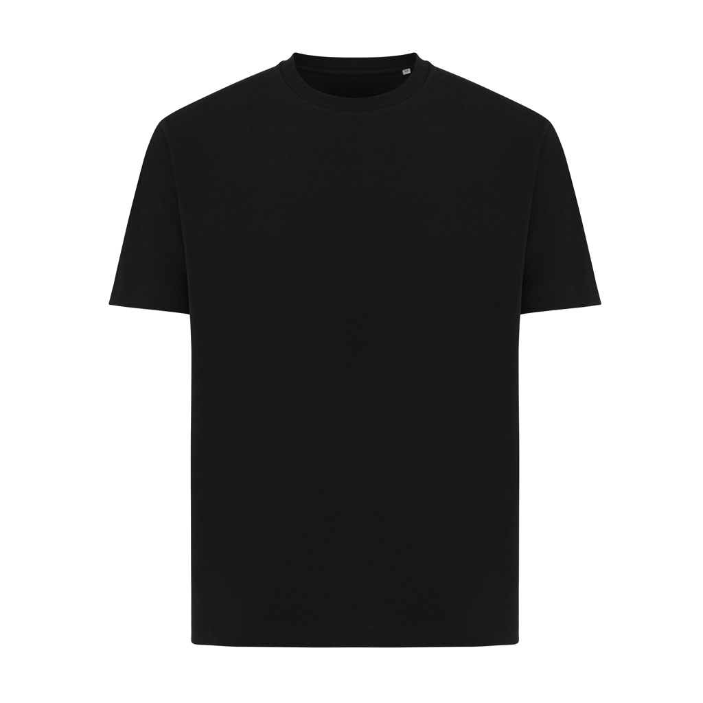 Teide recycled cotton t-shirt, black