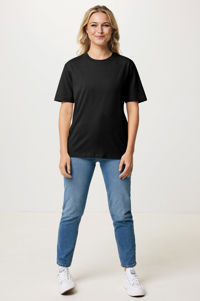 Teide gerecycled katoen t-shirt, zwart