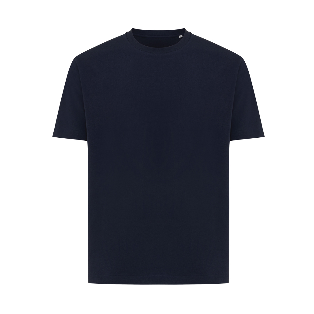 Teide recycled cotton t-shirt, navy
