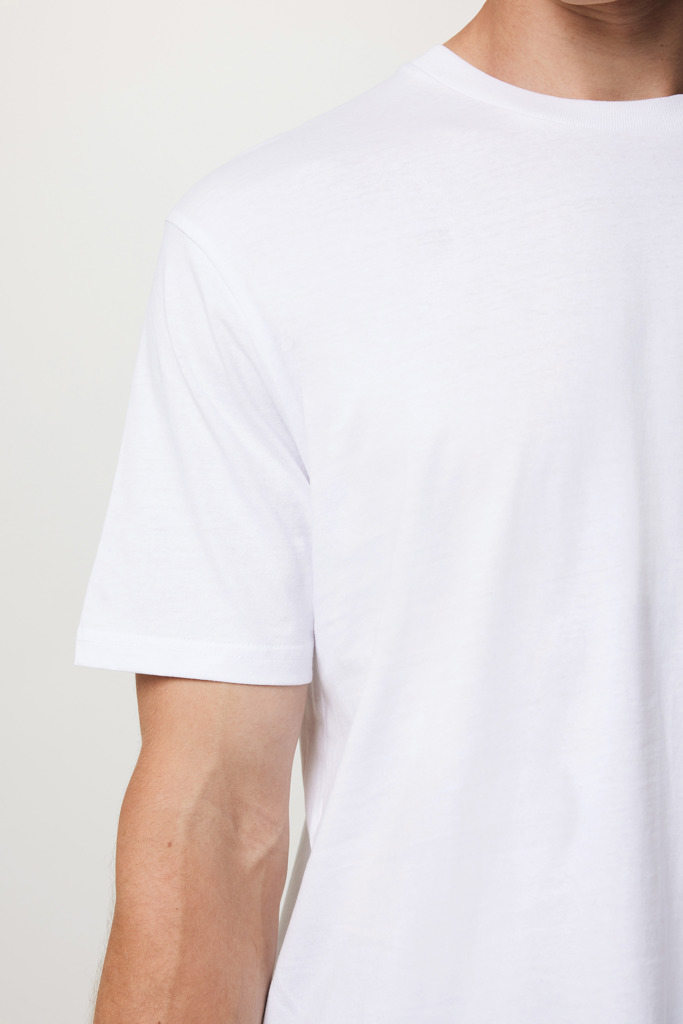 Teide recycled cotton t-shirt, recycled white