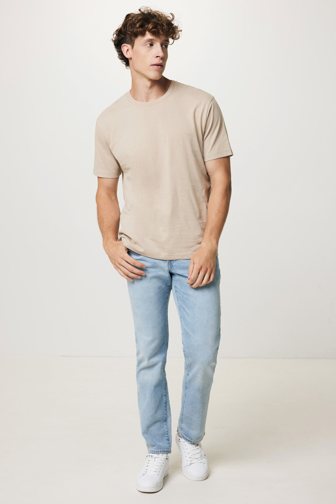 T-shirt coupe boxy en coton recyclé Teide, desert