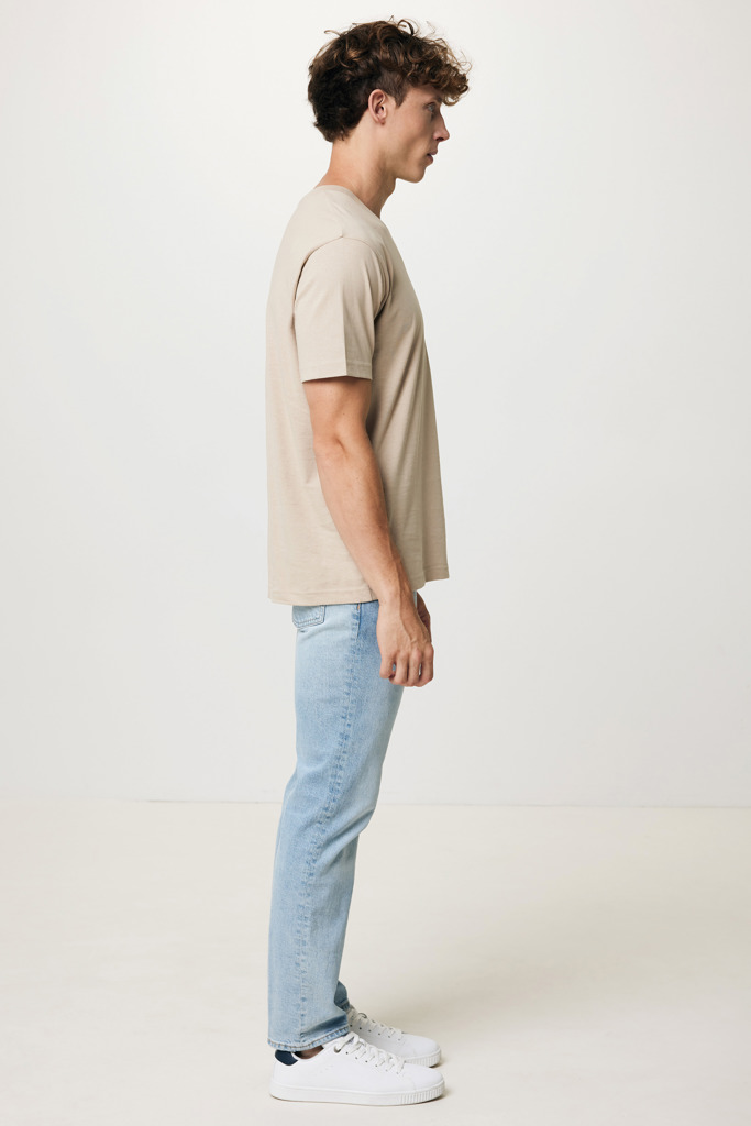 T-shirt coupe boxy en coton recyclé Teide, desert