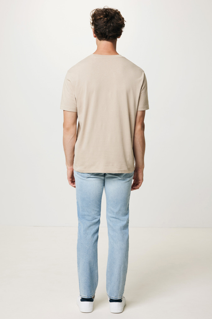 T-shirt coupe boxy en coton recyclé Teide, desert