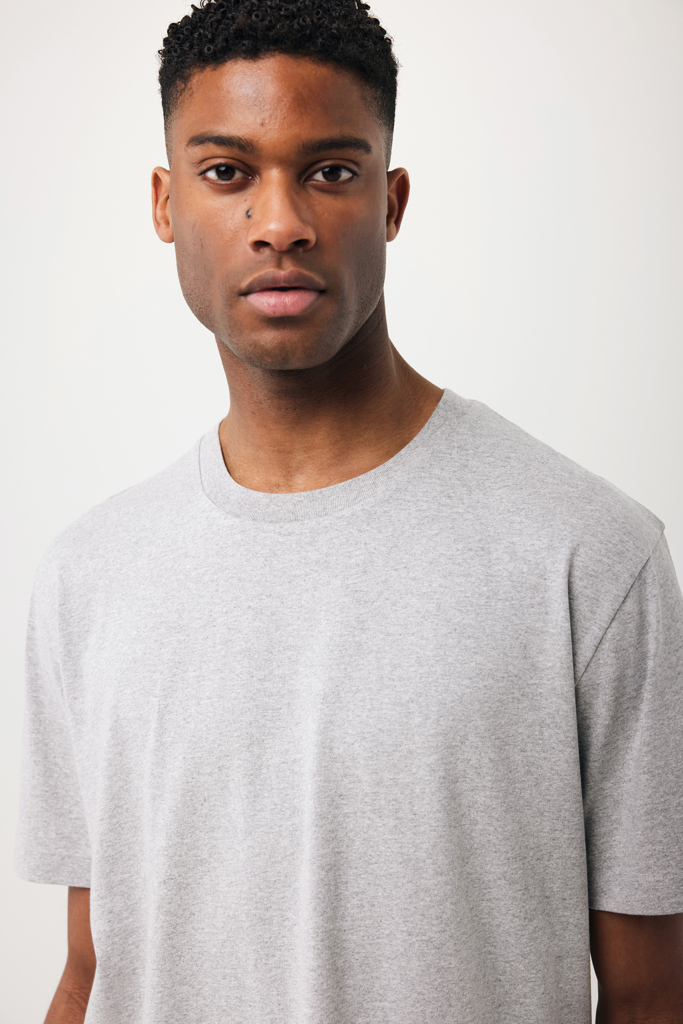 Teide recycled cotton t-shirt, heather grey