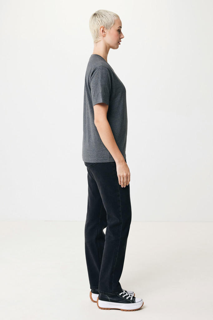 Teide Camiseta Boxy Fit Algodón Reciclado, heather anthracit