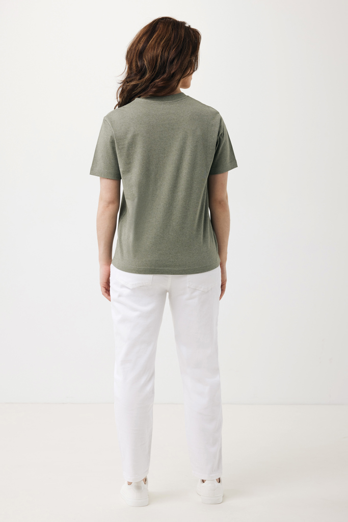 Teide recycled cotton t-shirt, heather green