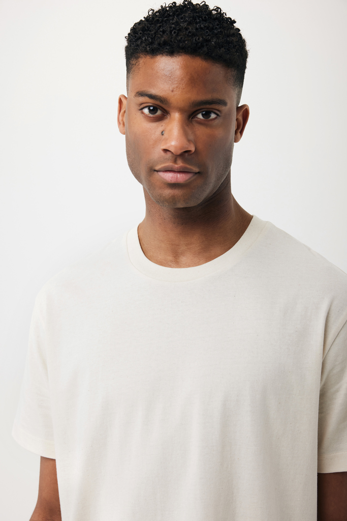 Teide gerecycled katoen t-shirt, natural raw