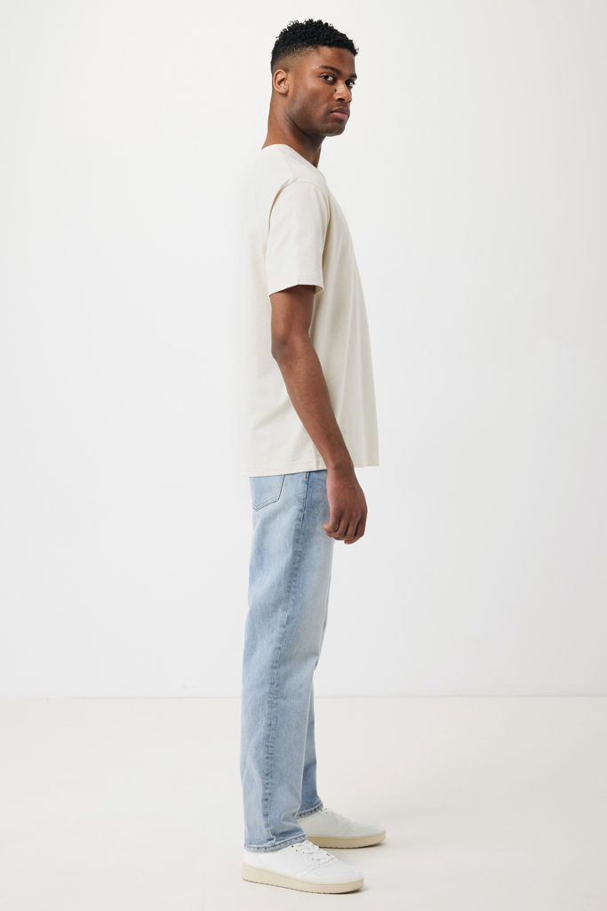 Teide gerecycled katoen t-shirt, natural raw