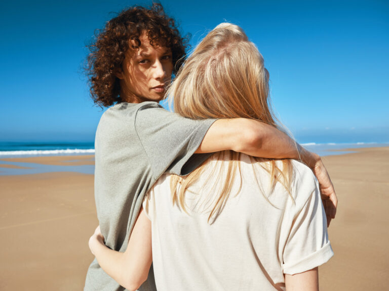 Teide gerecycled katoen t-shirt, natural raw