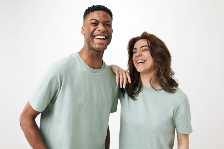 Teide recycled cotton t-shirt, iceberg green