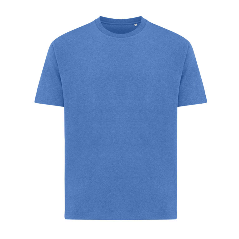 Teide gerecycled katoen t-shirt, heather blue