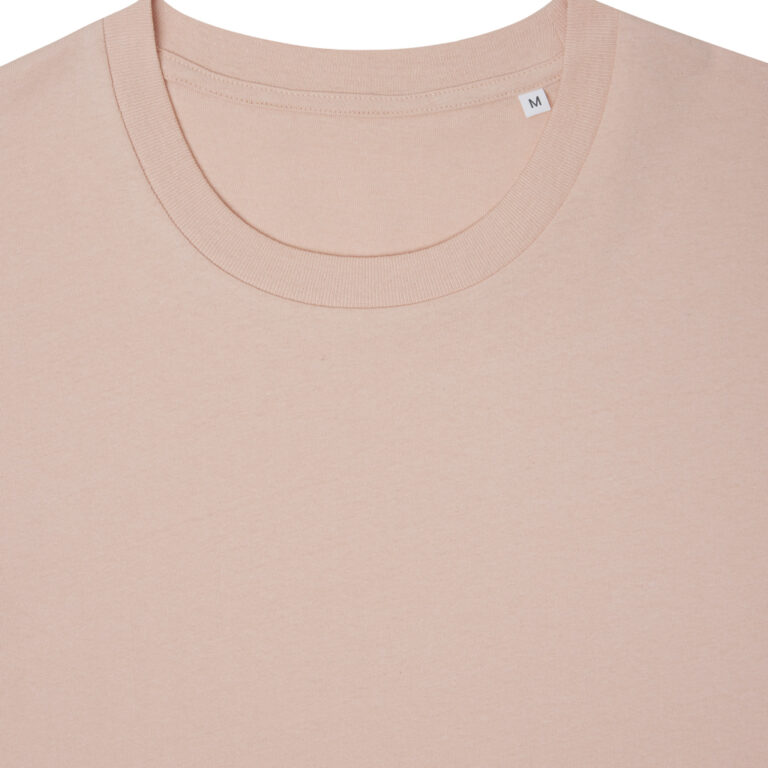 Teide recycled cotton t-shirt, peach nectar