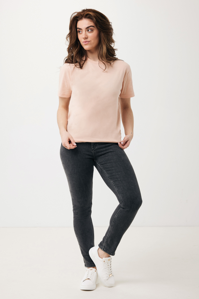 Teide recycled cotton t-shirt, peach nectar