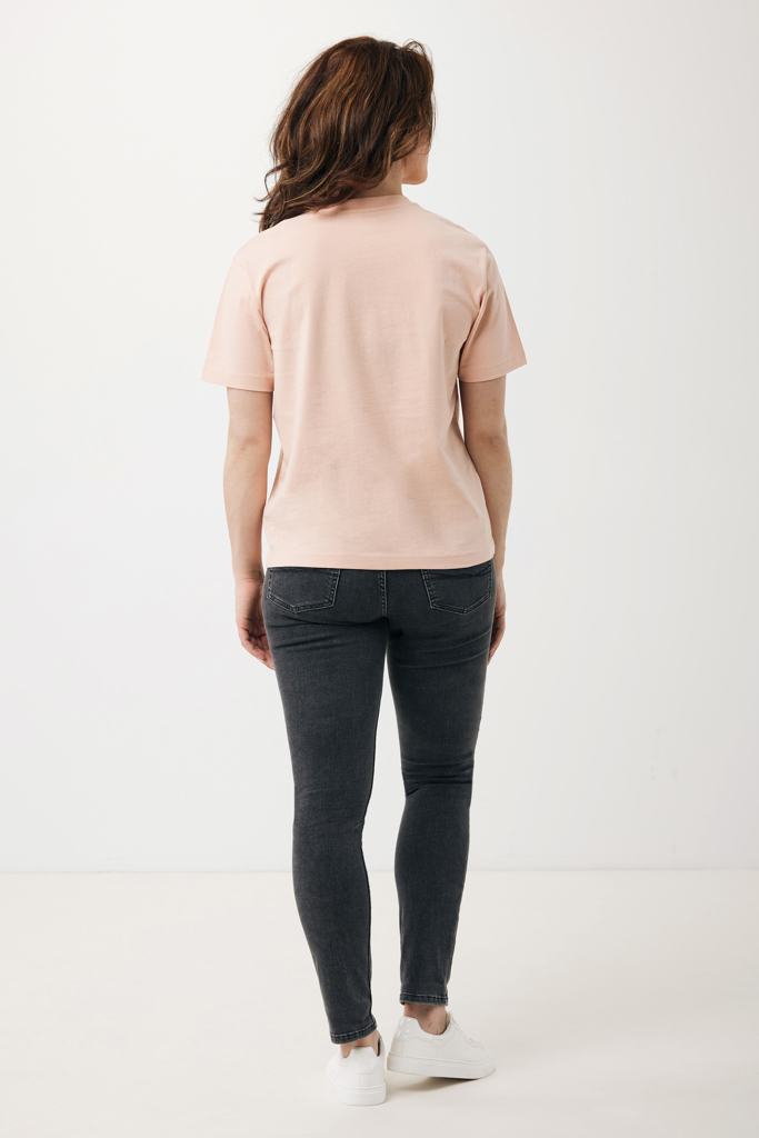 Teide recycled cotton t-shirt, peach nectar