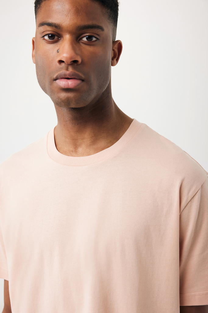 Teide recycled cotton t-shirt, peach nectar