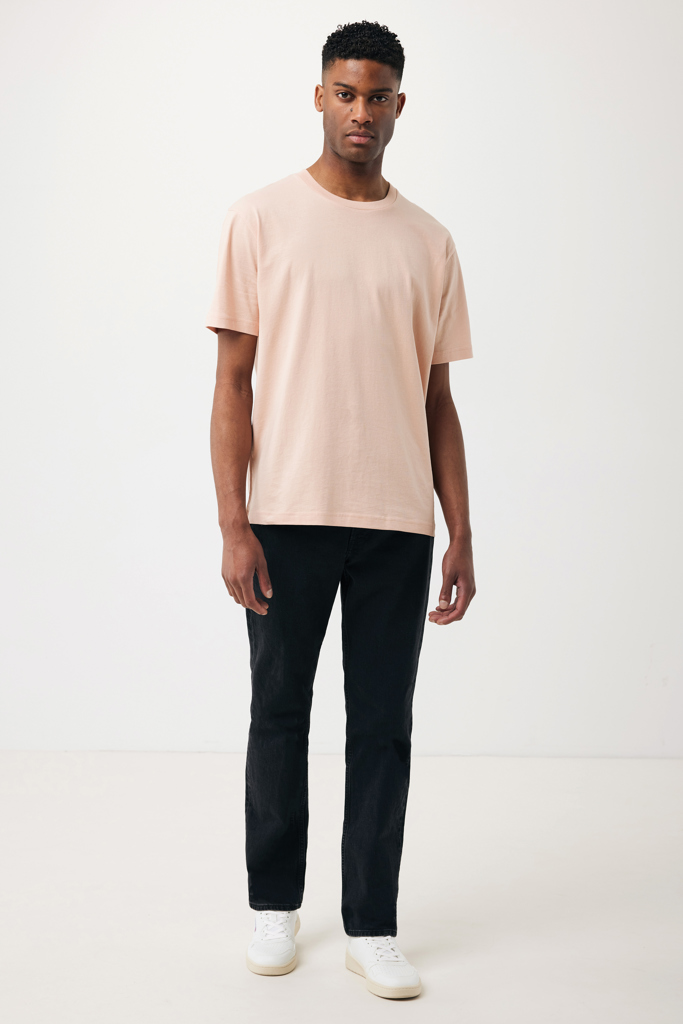 Teide recycled cotton t-shirt, peach nectar
