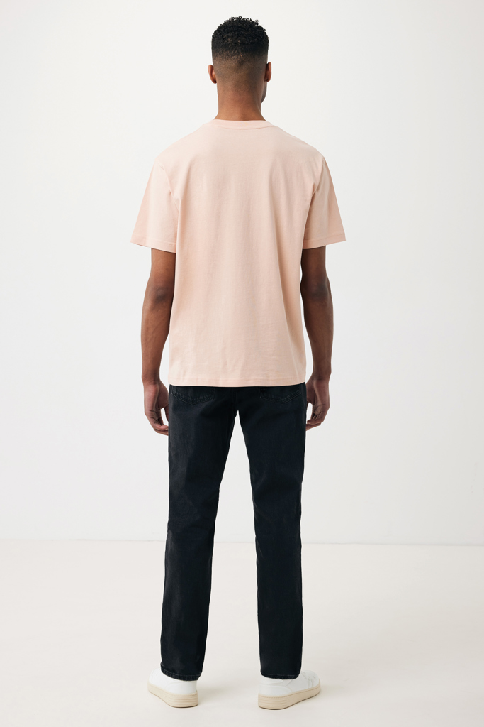 Teide recycled cotton t-shirt, peach nectar