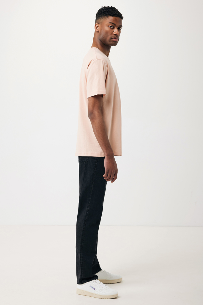 Teide recycled cotton t-shirt, peach nectar