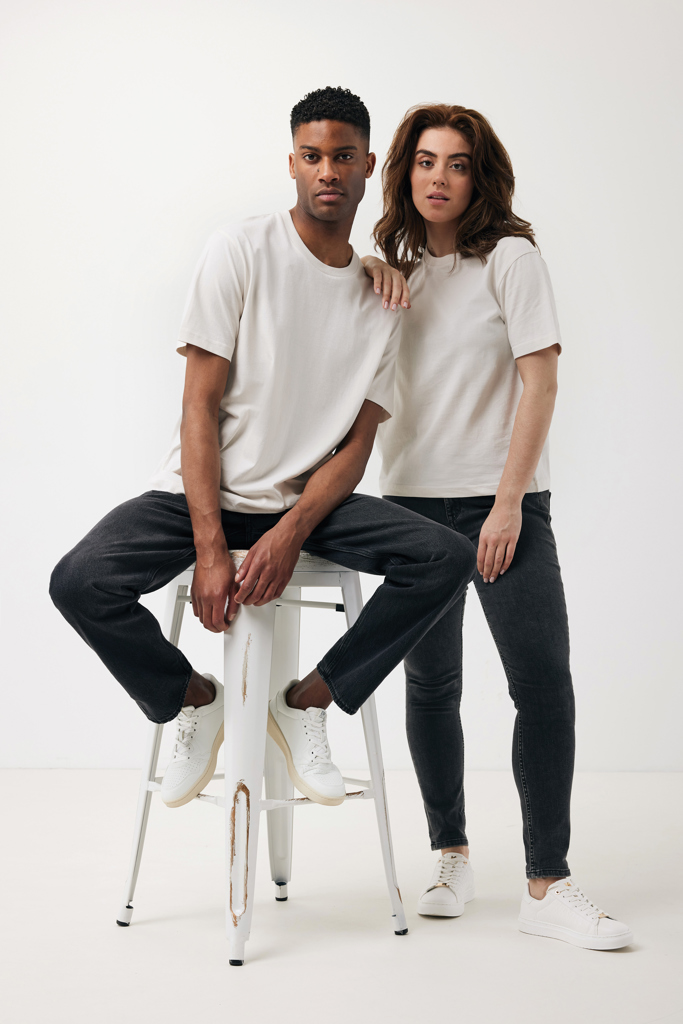 Teide recycled cotton t-shirt, ivory white