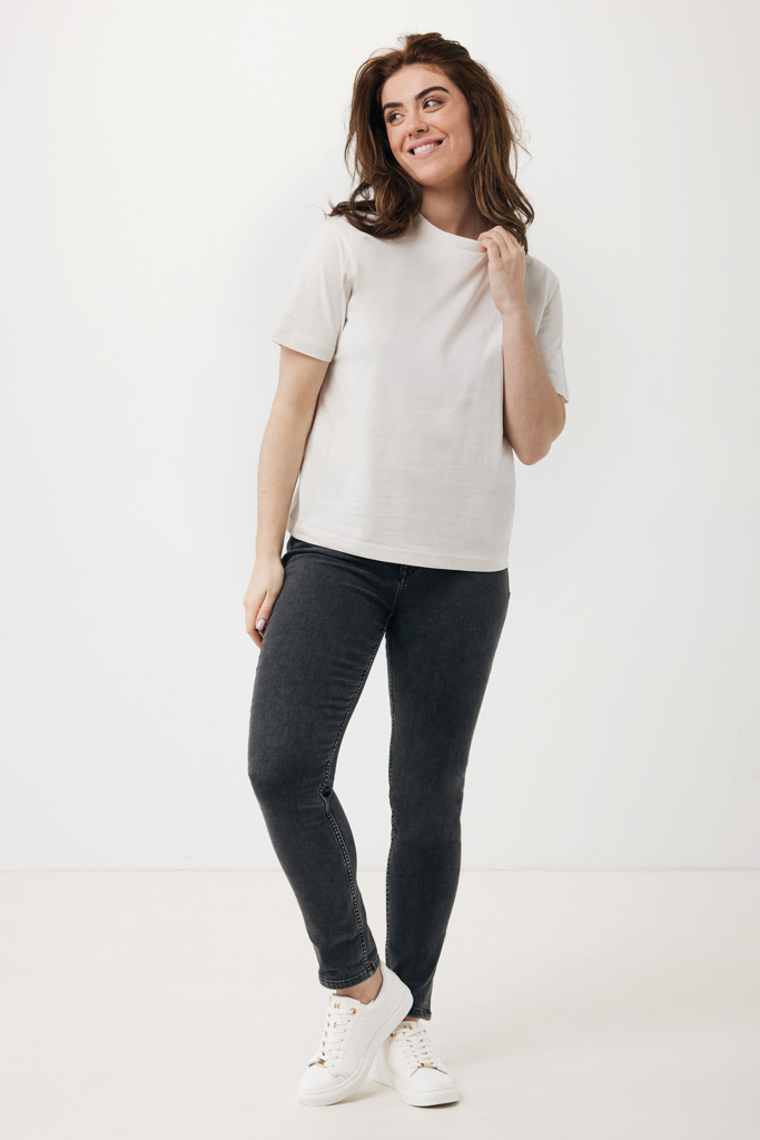 Teide recycled cotton t-shirt, ivory white