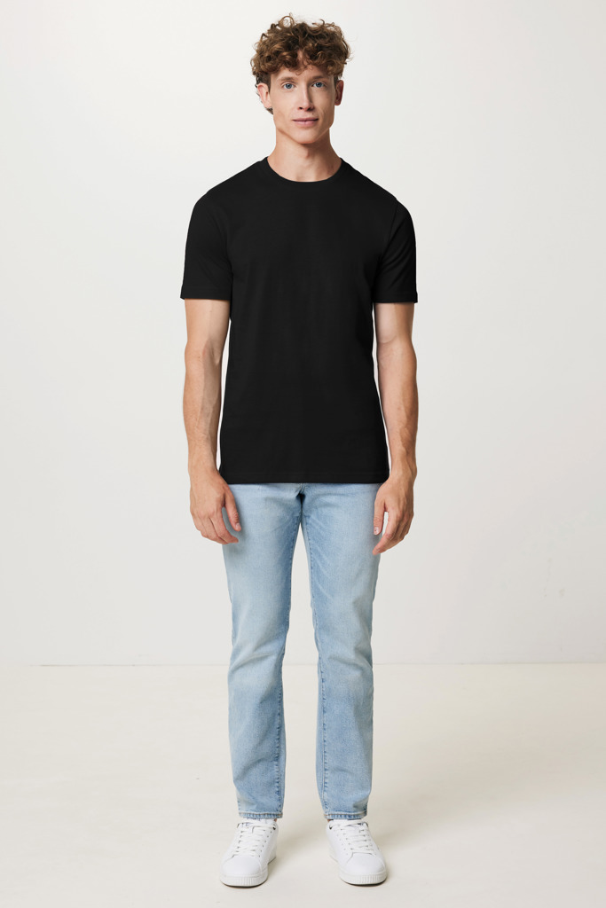 Brett recycled cotton t-shirt, black