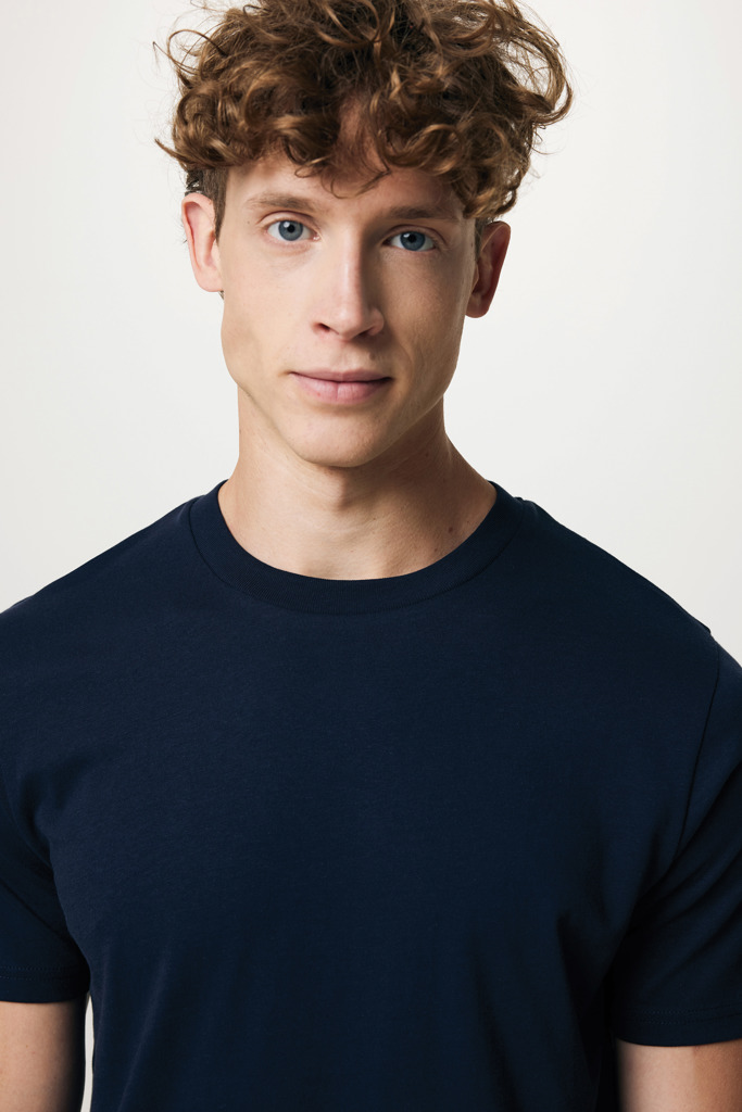 T-shirt en coton recyclé Brett, bleu marine