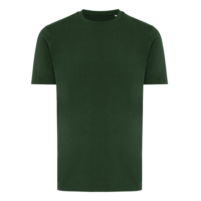 Brett t-shirt i återvunnen bomull, forest green