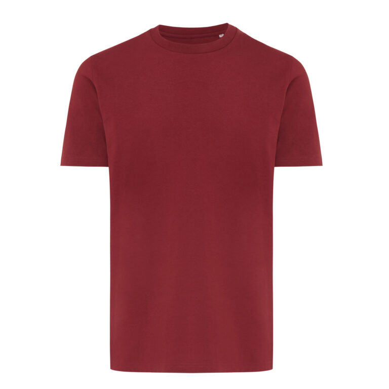 Brett recycled cotton t-shirt, burgundy