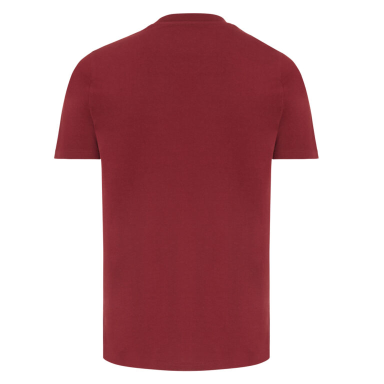 Brett recycled cotton t-shirt, burgundy