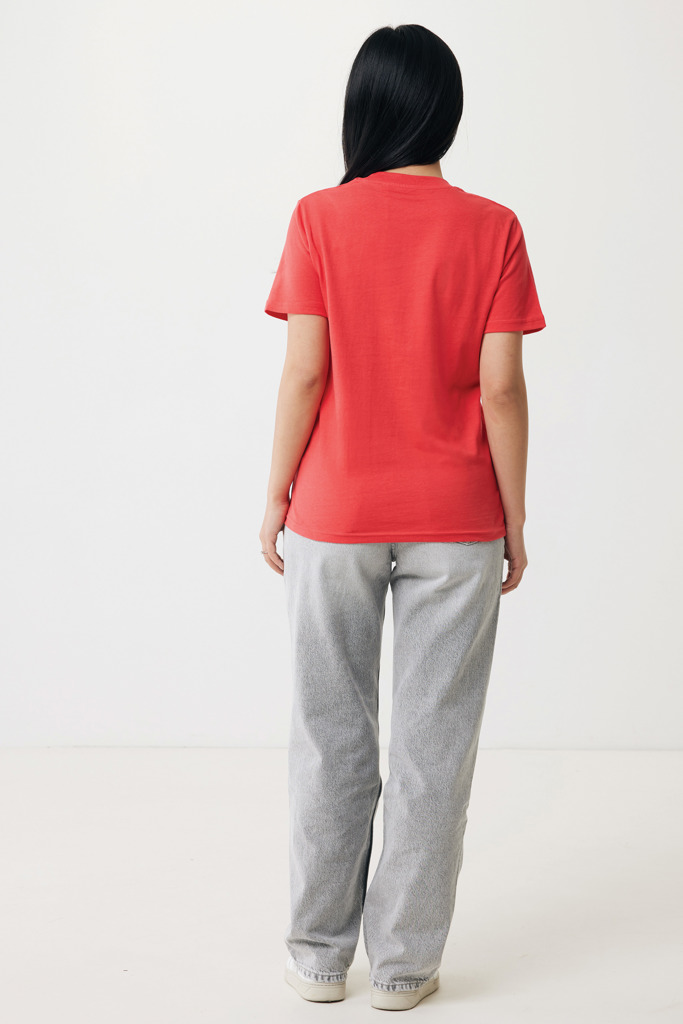 Brett Camiseta Medium Weight Algodón Reciclado, luscious red