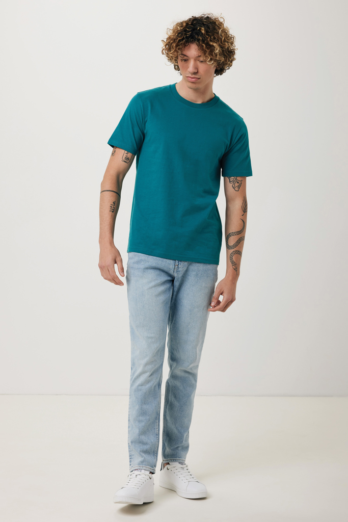 T-shirt en coton recyclé Brett, verdigris