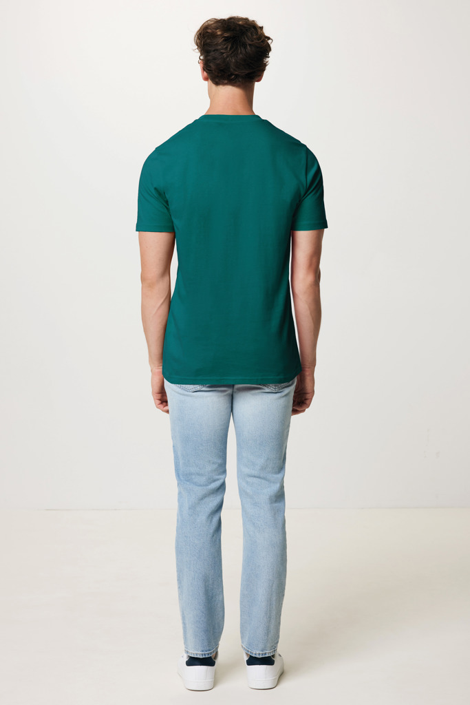 T-shirt en coton recyclé Brett, verdigris