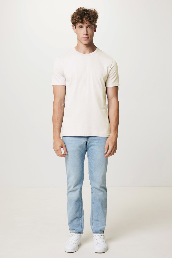 Brett recycled cotton t-shirt, natural raw