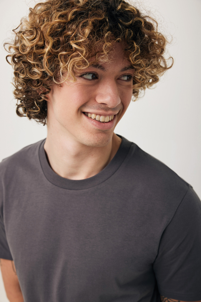 Brett recycled cotton t-shirt, anthracite