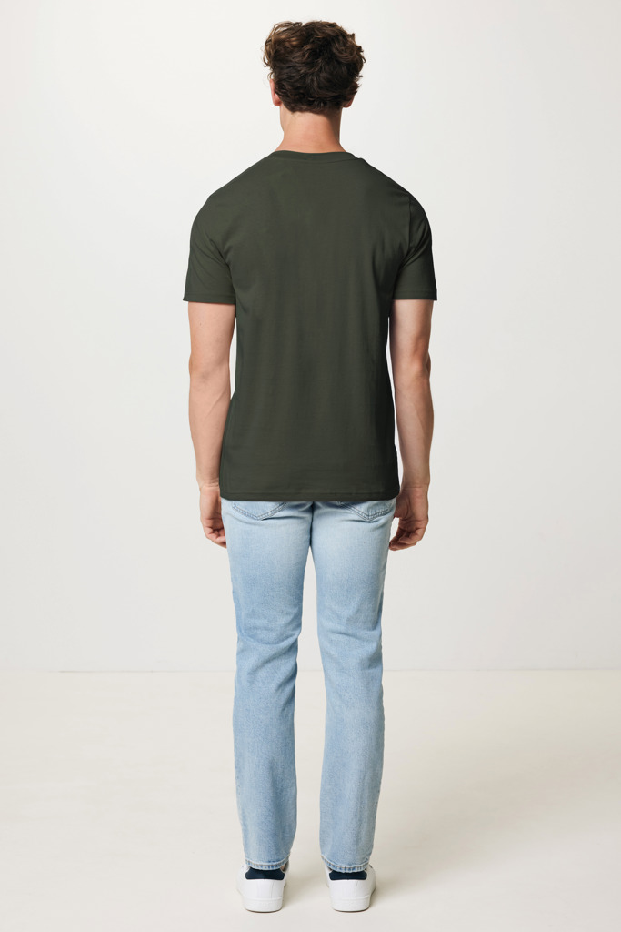 Brett recycled cotton t-shirt, khaki
