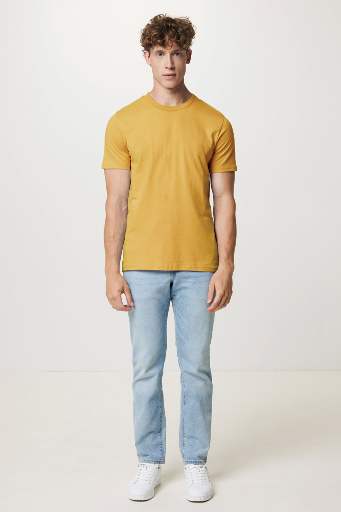 Brett Camiseta Medium Weight Algodón Reciclado, ochre yellow