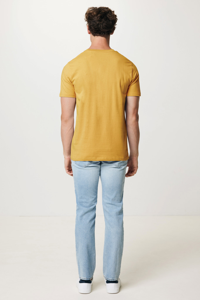 Brett Camiseta Medium Weight Algodón Reciclado, ochre yellow